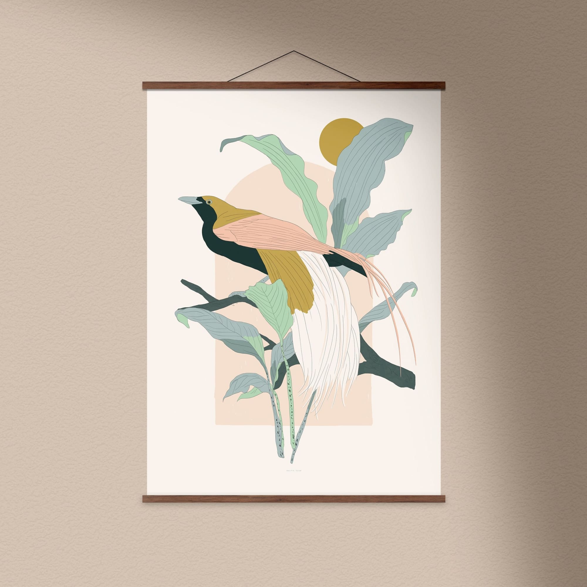 Arcade (Greater Bird-of-Paradise) Art Print