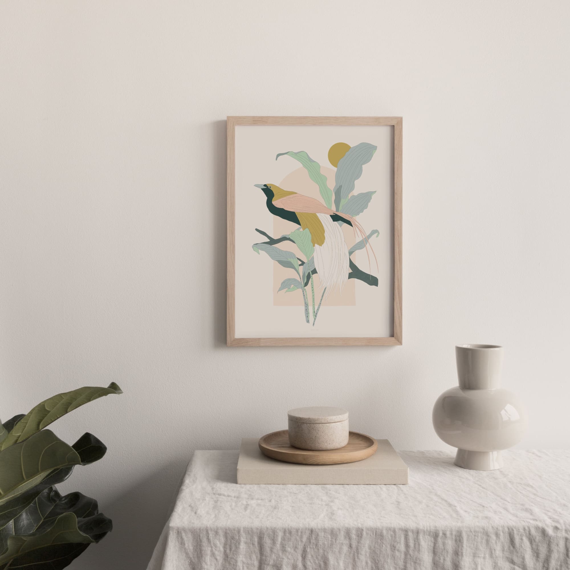 Arcade (Greater Bird-of-Paradise) Art Print
