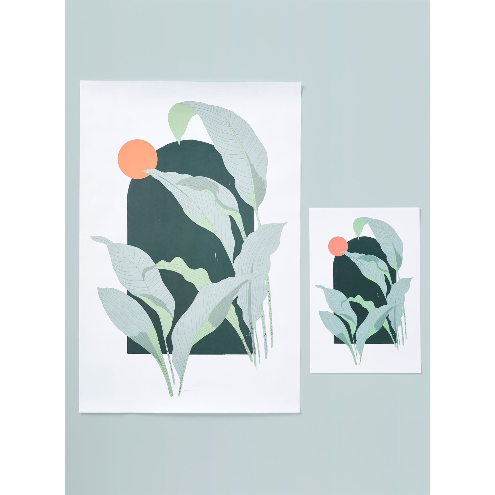 Arcade (Leafy) Art Print
