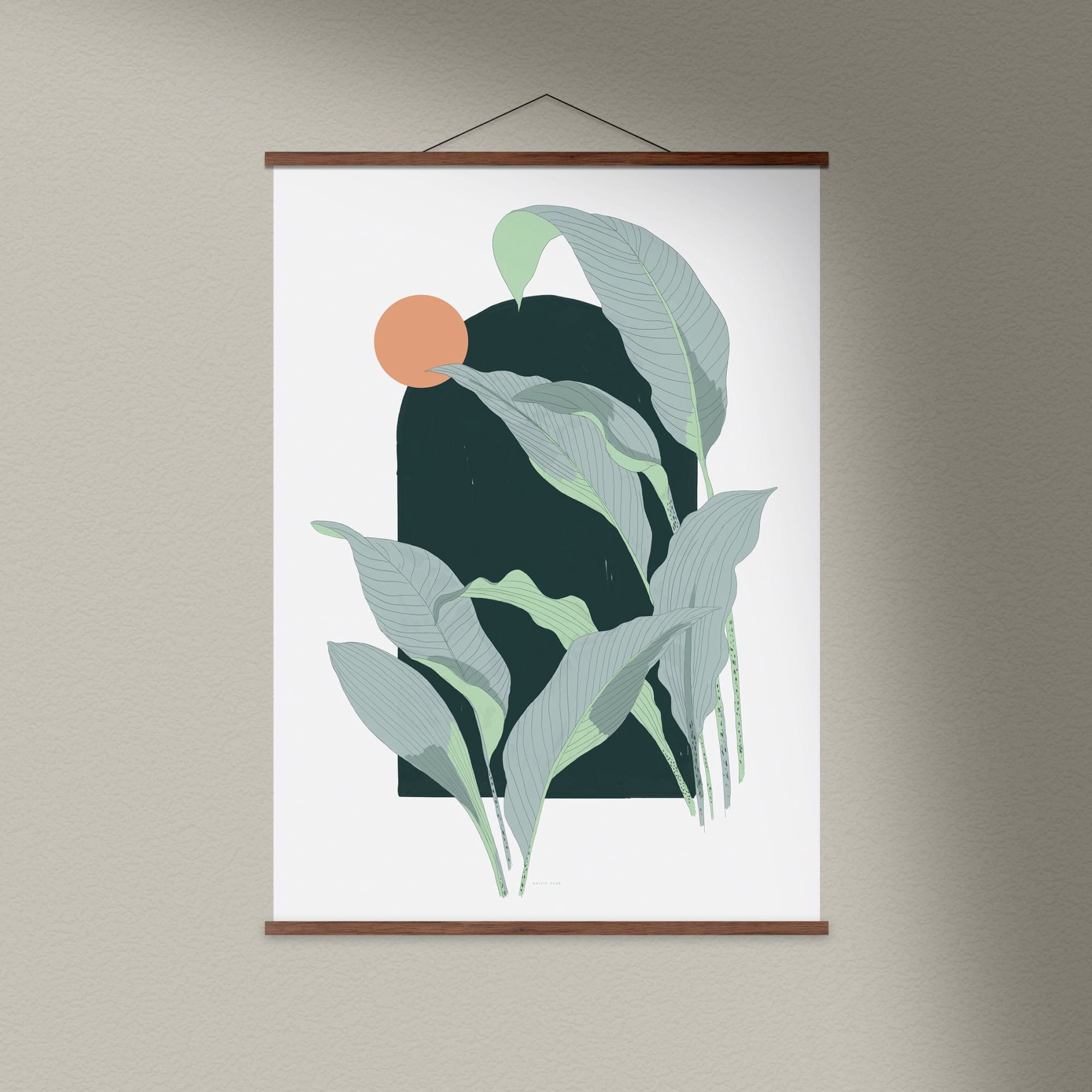 Arcade (Leafy) Art Print