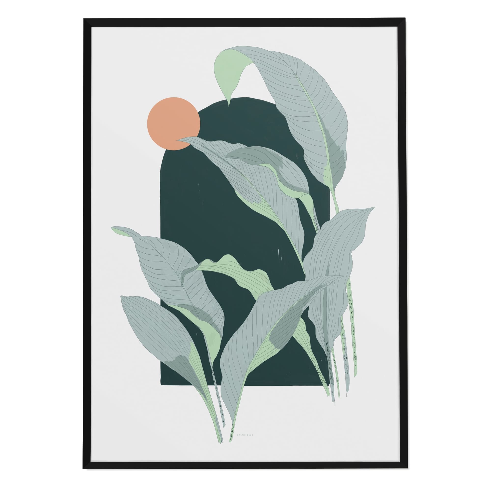 Arcade (Leafy) Art Print