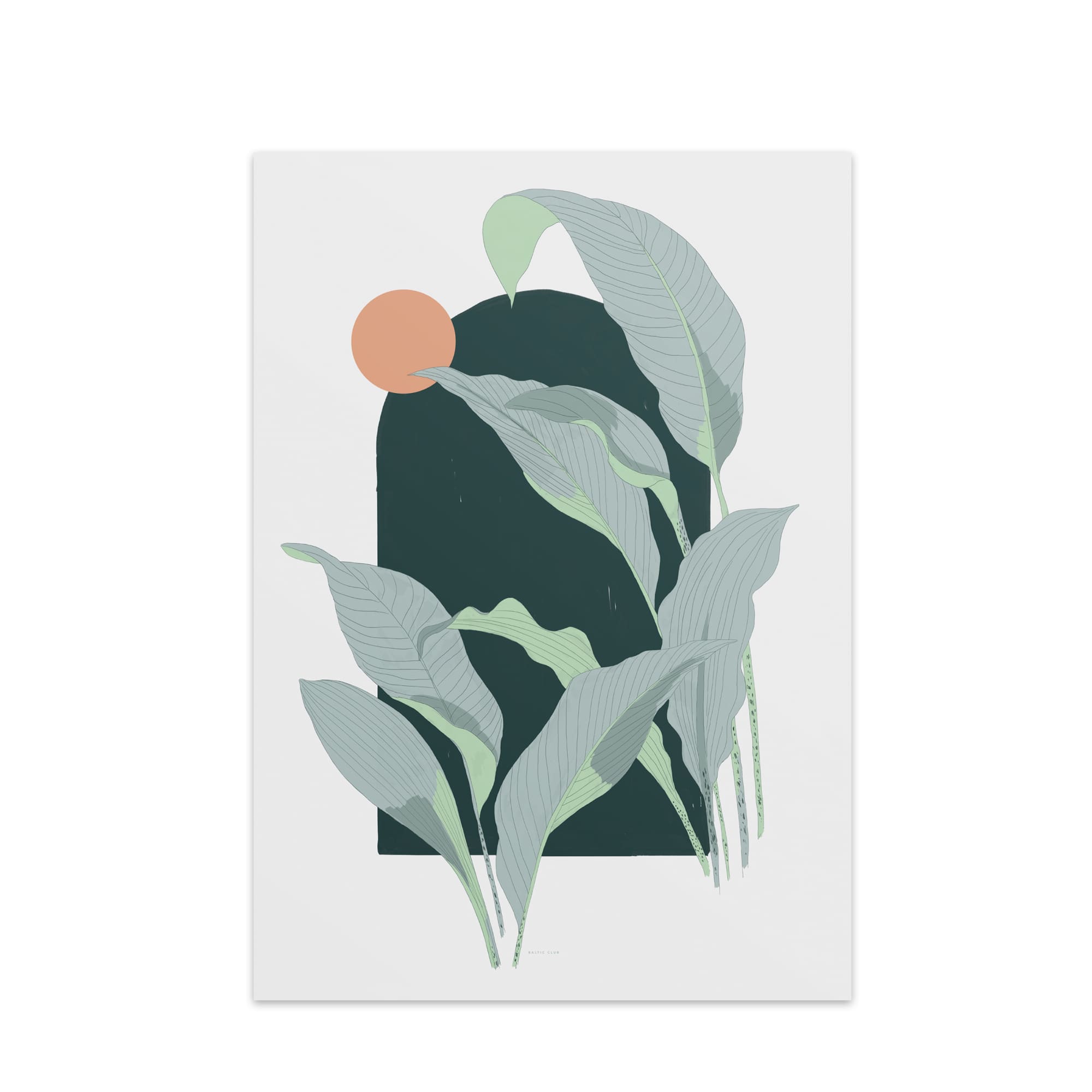 Arcade (Leafy) Art Print
