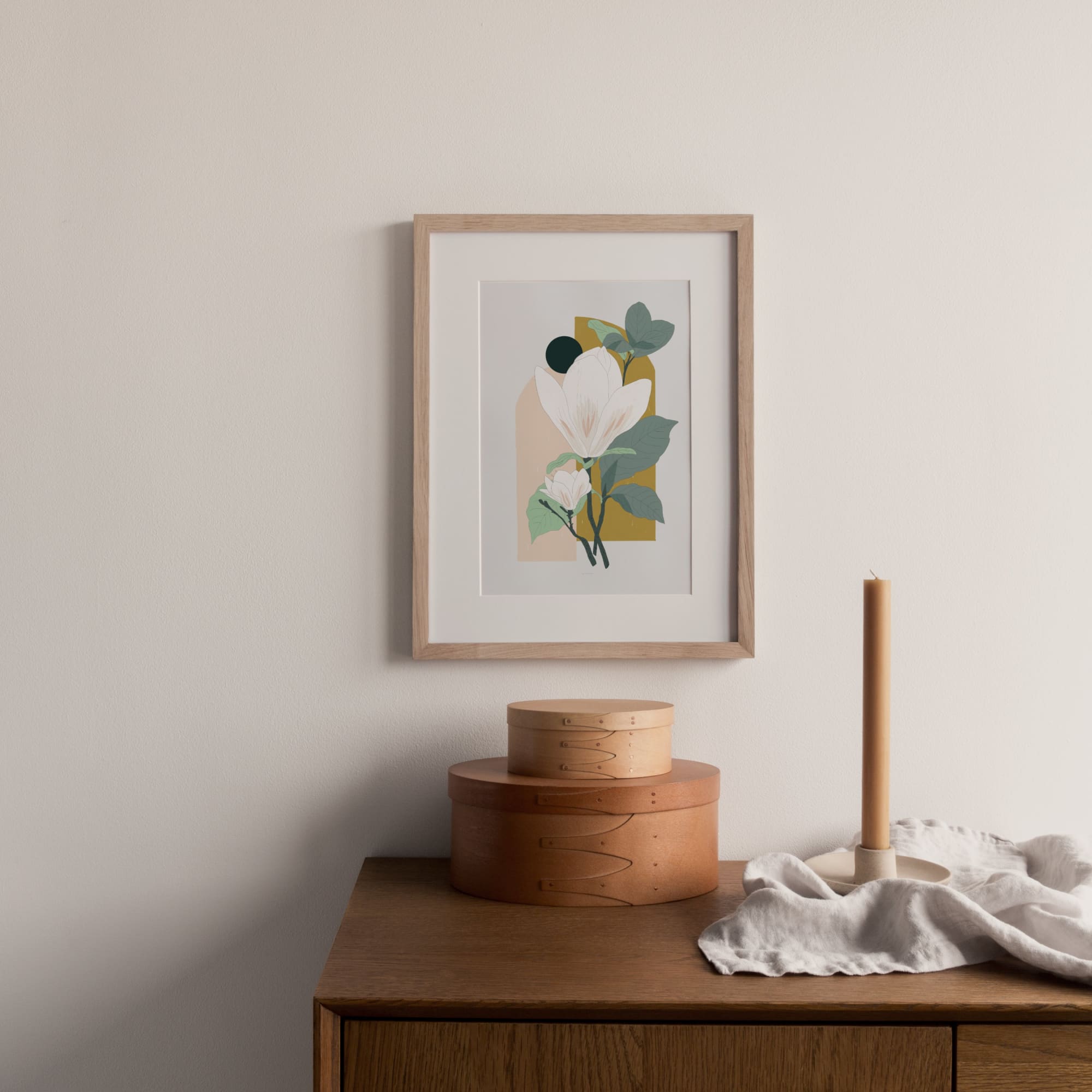 Arcade (Magnolia) Art Print