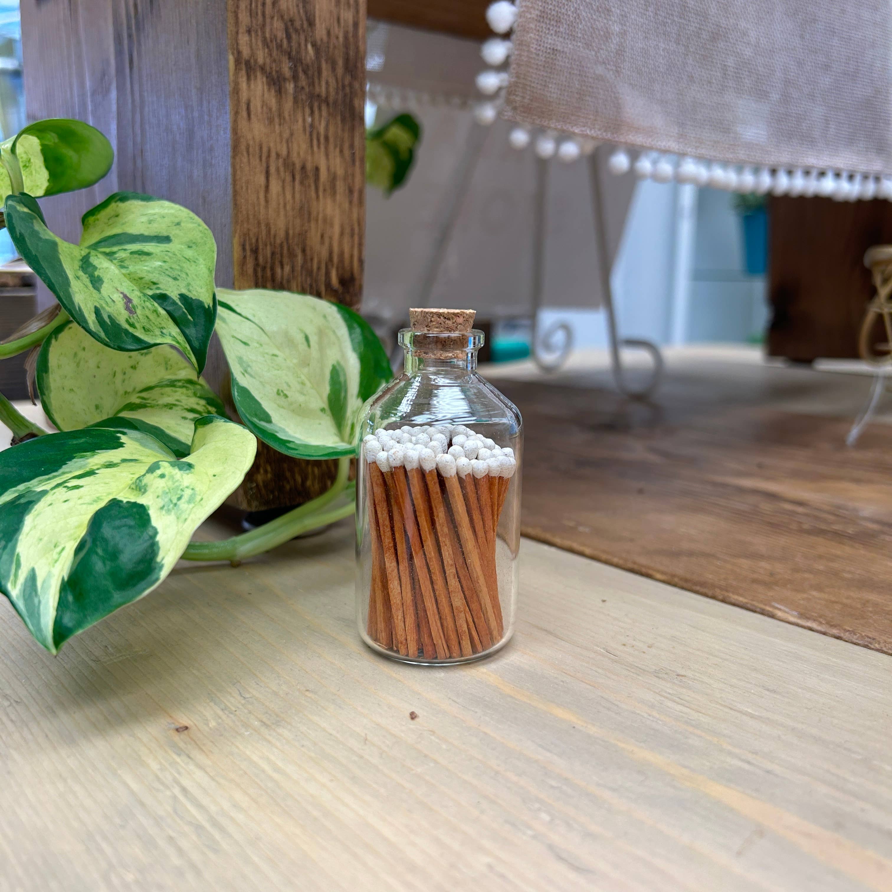 Apothecary Matches: Color Tip Jar Matchsticks: Unlabelled