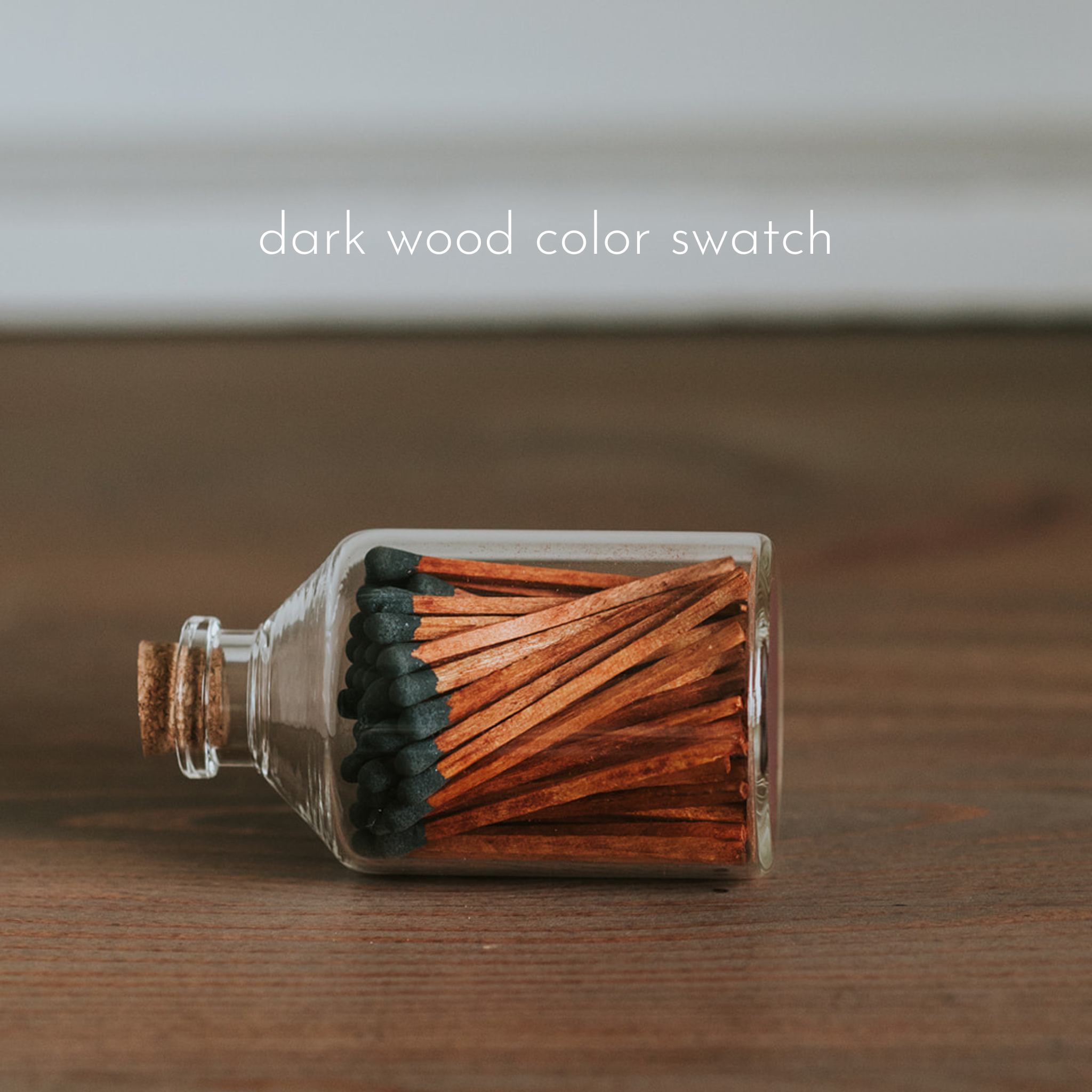 Apothecary Matches: Color Tip Jar Matchsticks: Unlabelled