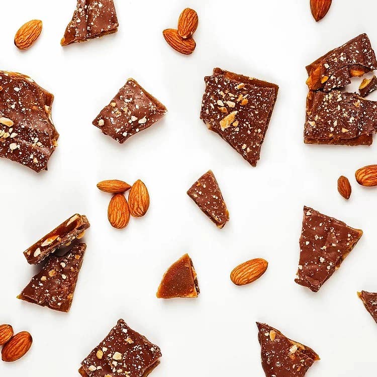 Almond Butter Crunch Toffee