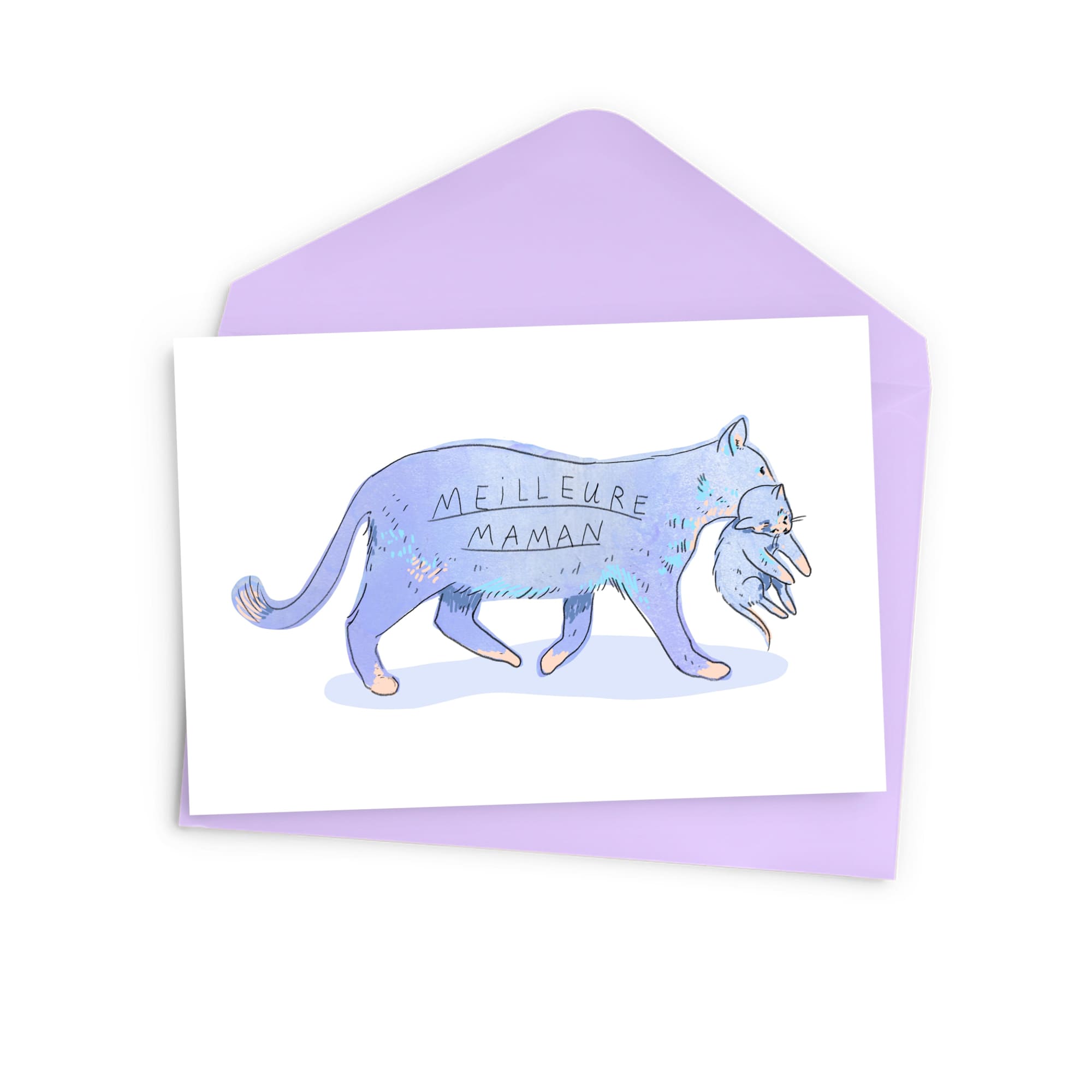 Cat Mom Card