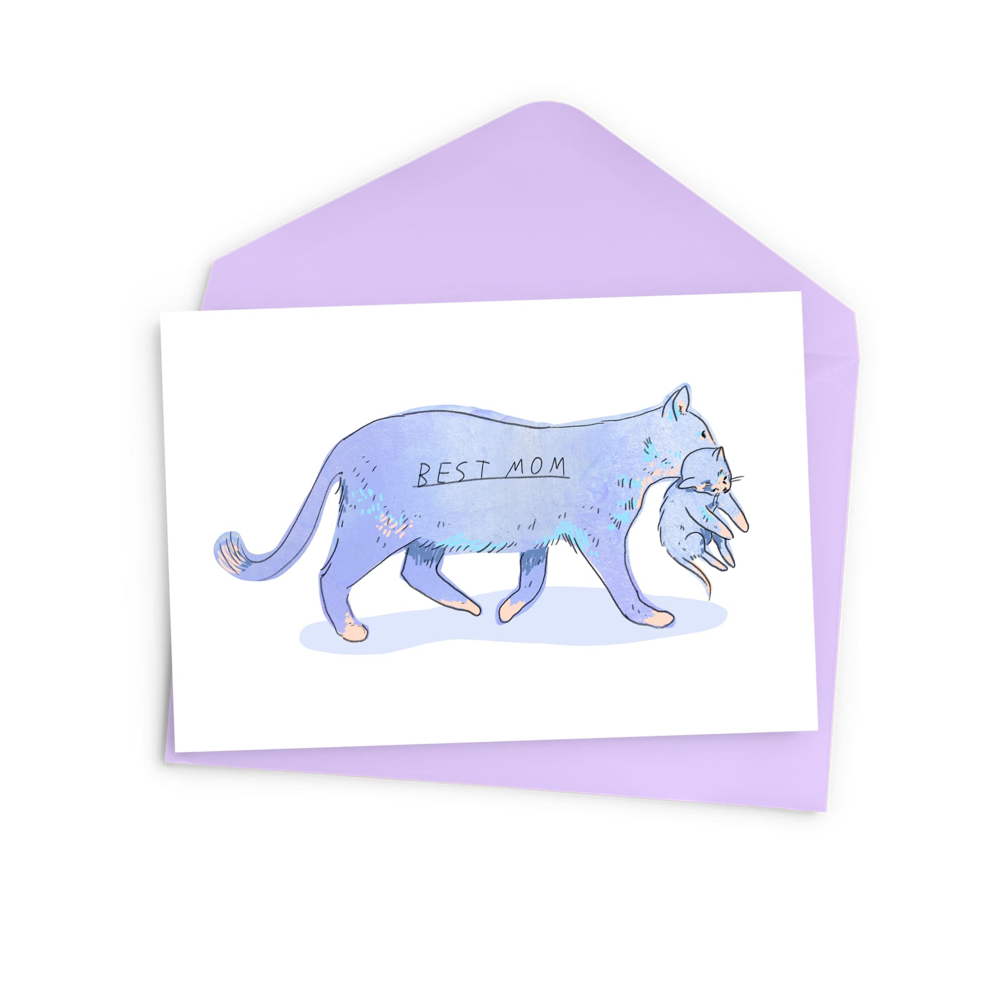 Cat Mom Card