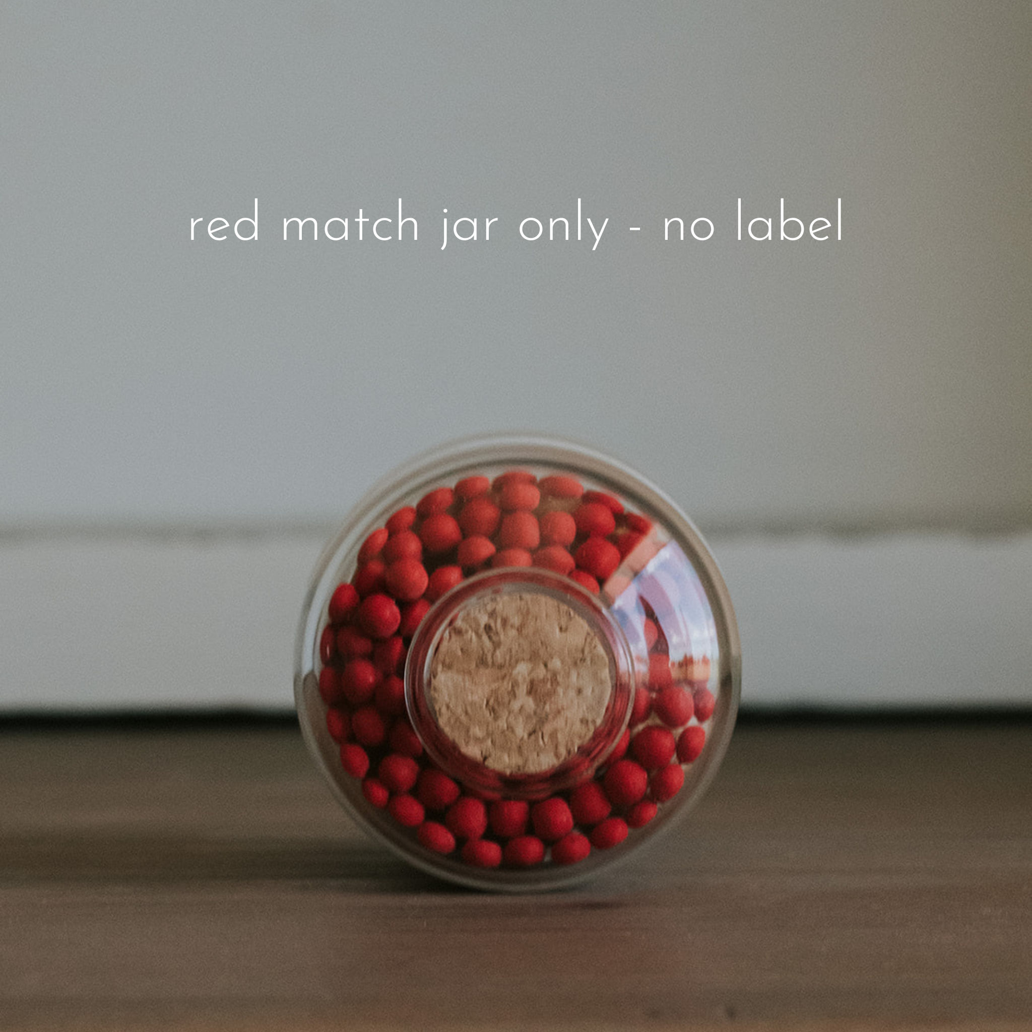 Apothecary Matches: Color Tip Jar Matchsticks: Unlabelled