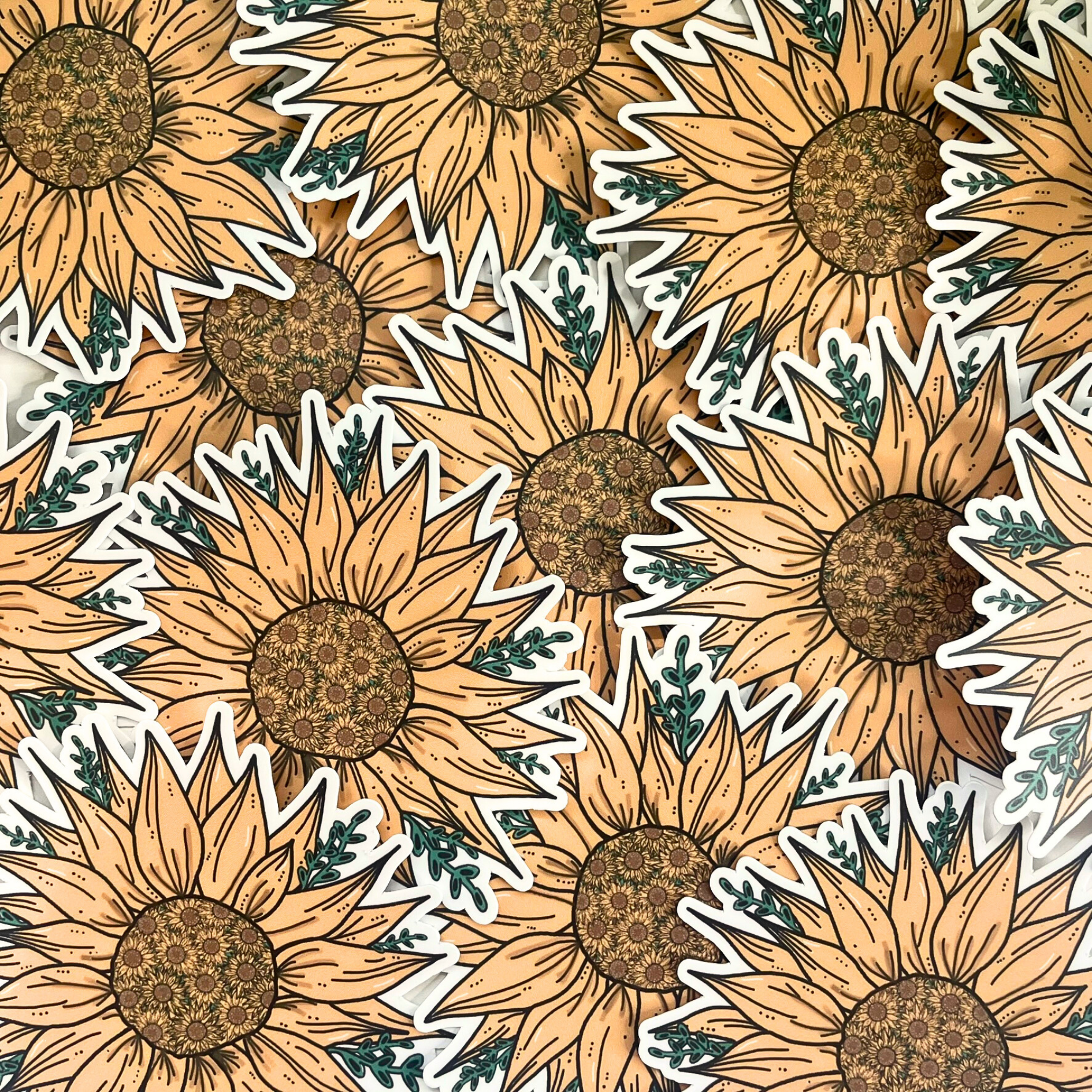 Sunflower Sticker