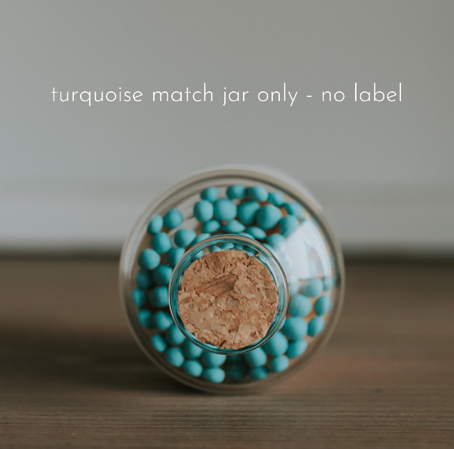 Apothecary Matches: Color Tip Jar Matchsticks: Unlabelled