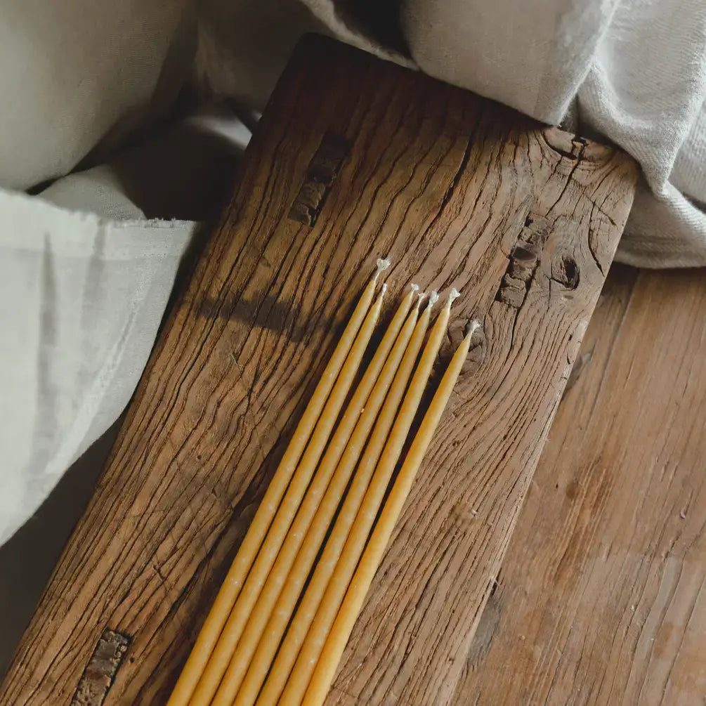 Monastery Beeswax Candle Taper - Singles