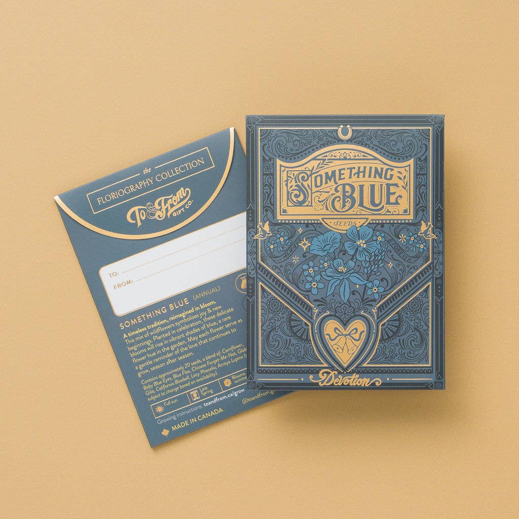 Something Blue Wildflowers (Devotion) - Wedding Seed Packet