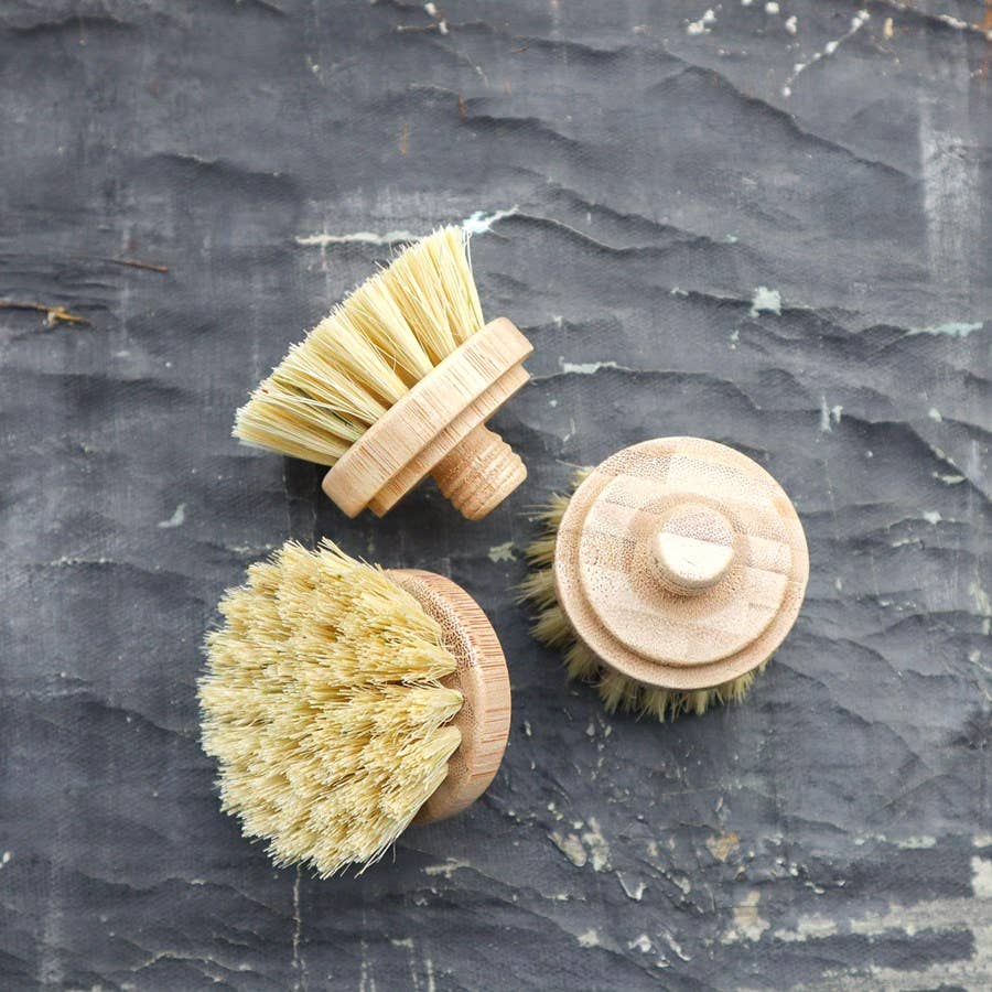 Refill for Refillable Sisal Dish Hand Brush (Brush Head Only)