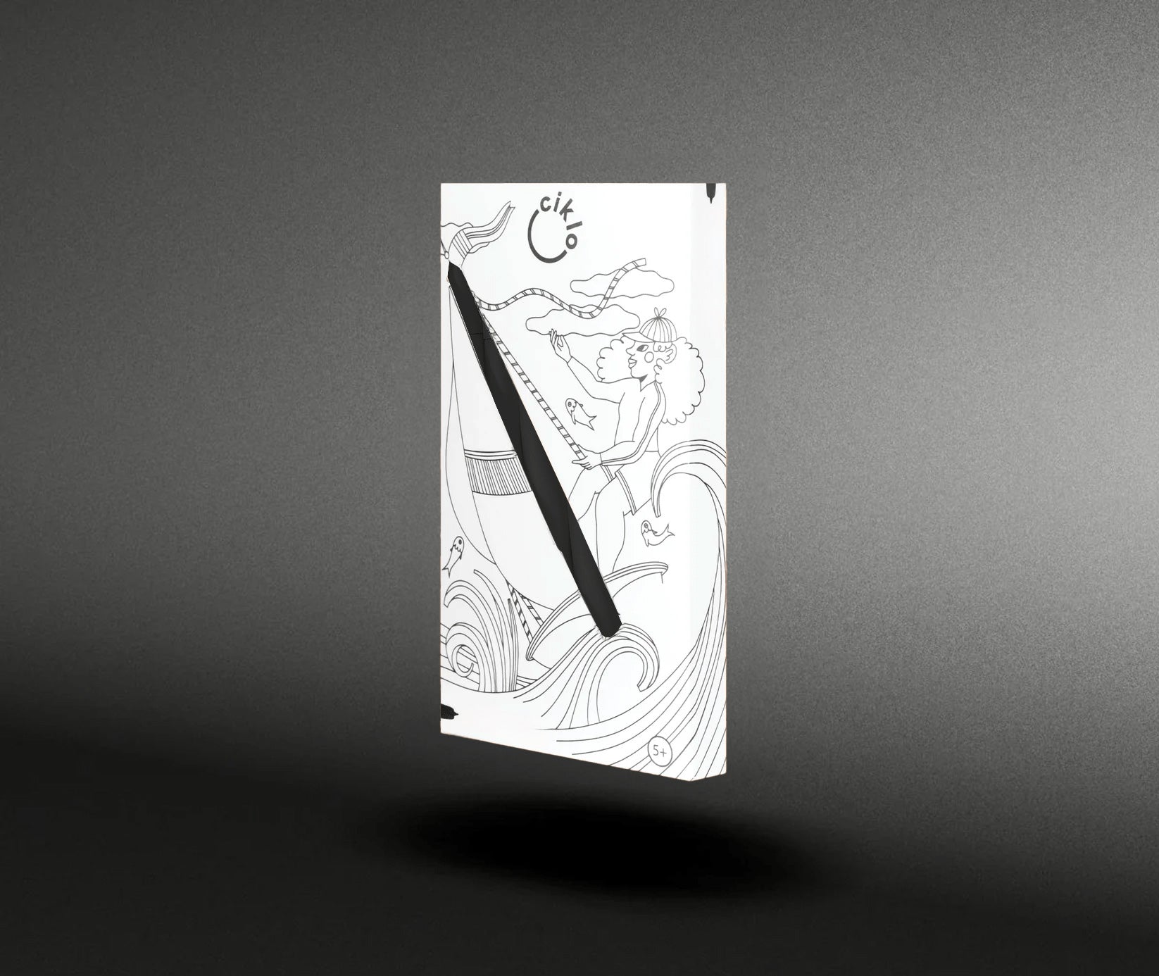 ensemble 6 stylos ciklo noir