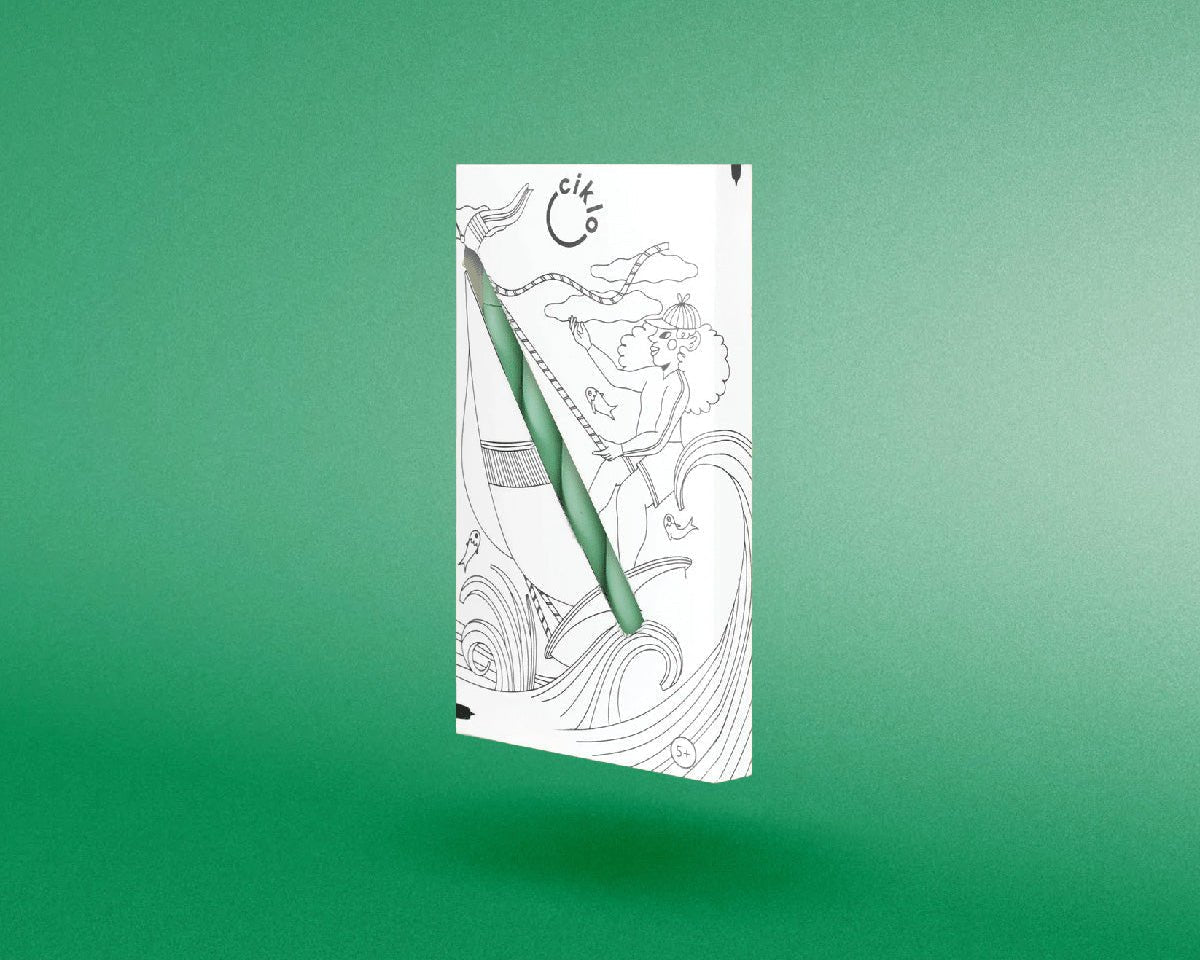 ensemble 6 stylos ciklo vert