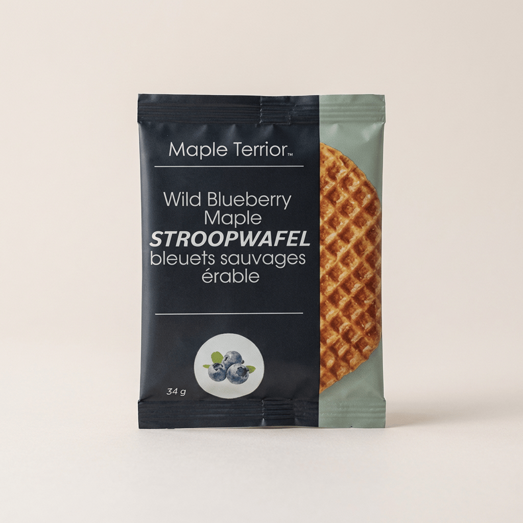 Maple Terroir Wild Blueberry Maple Stroopwafels