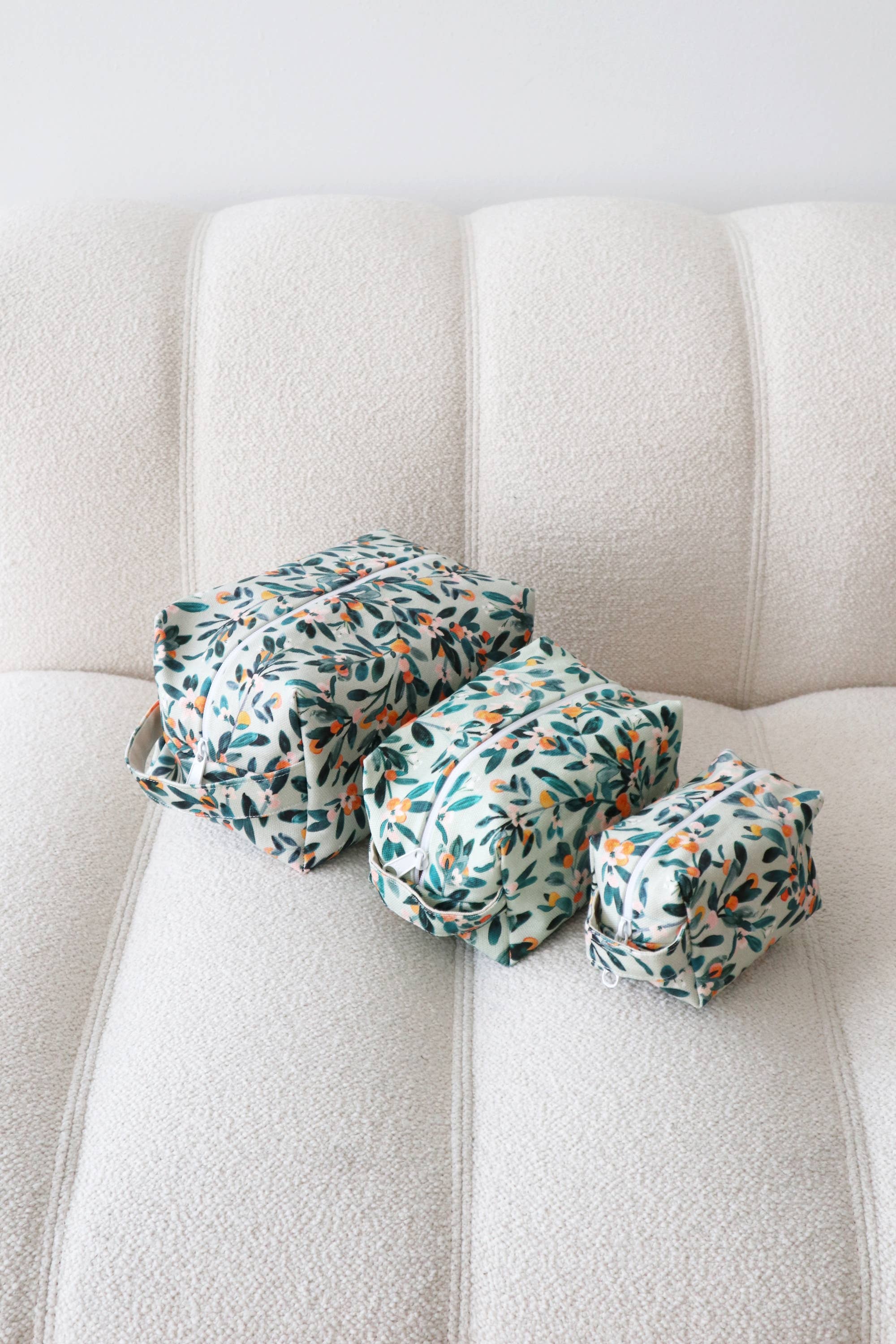Makeup Bag- Sage Citrus