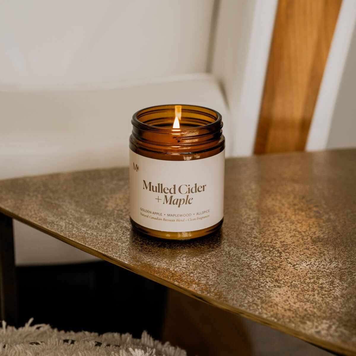 Mulled Cider + Maple | Canadian Beeswax Candle