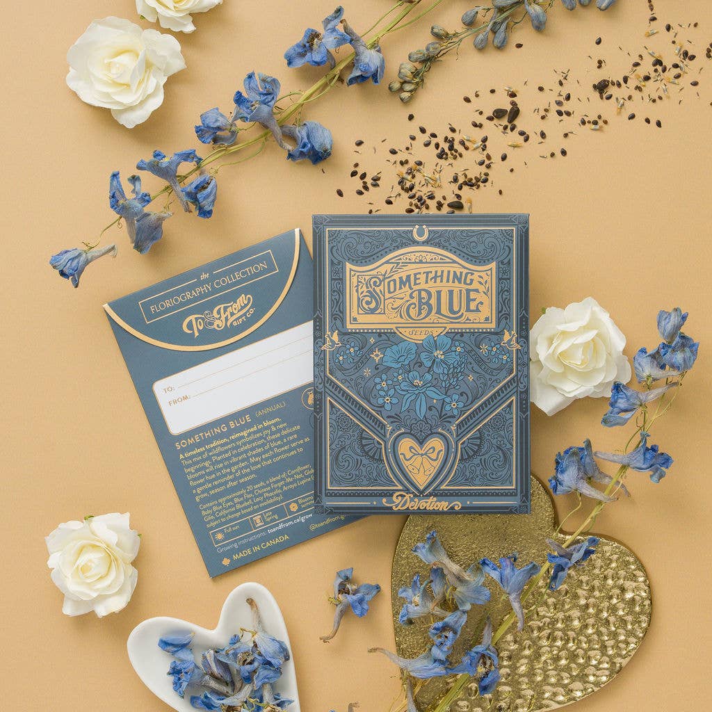 Something Blue Wildflowers (Devotion) - Wedding Seed Packet