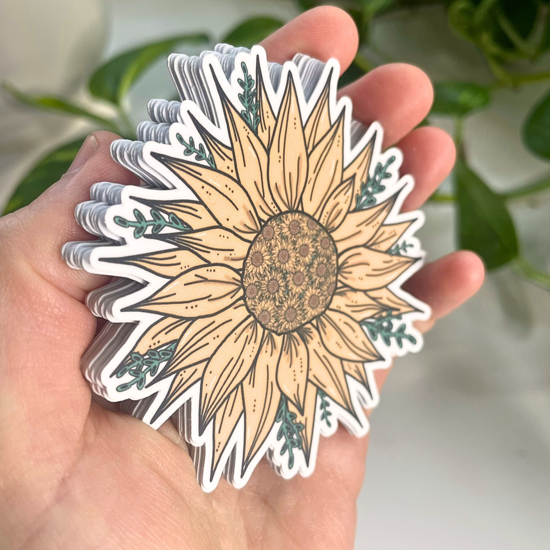 Sunflower Sticker