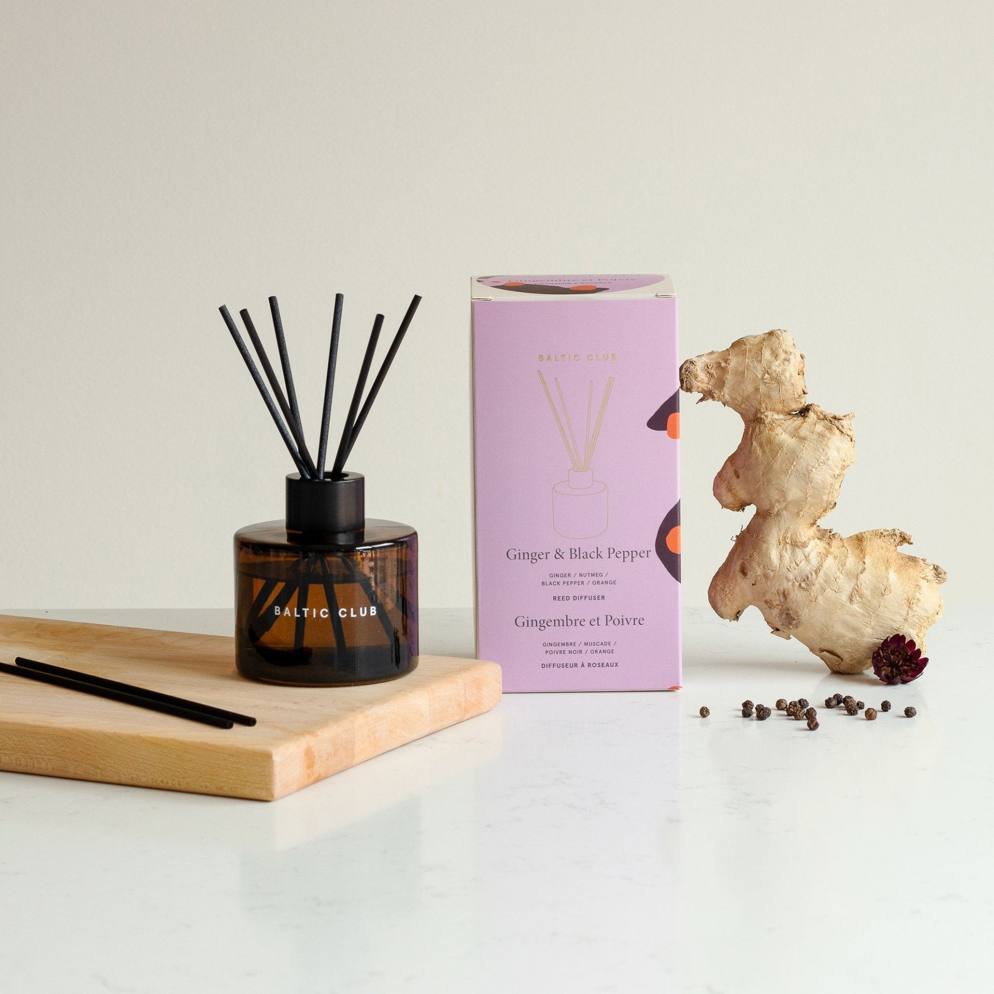 Ginger & Black Pepper Reed diffuser