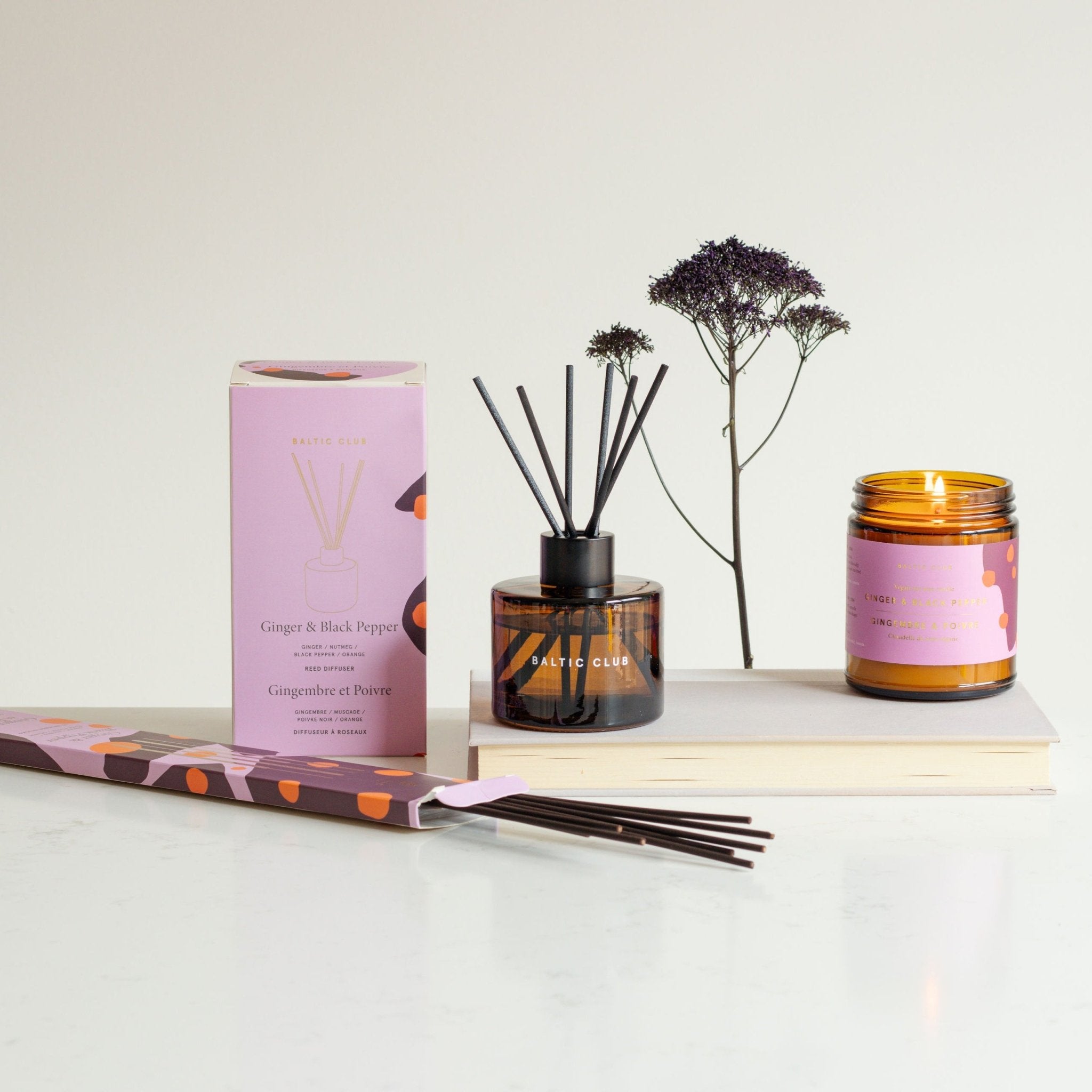 Ginger & Black Pepper Reed diffuser