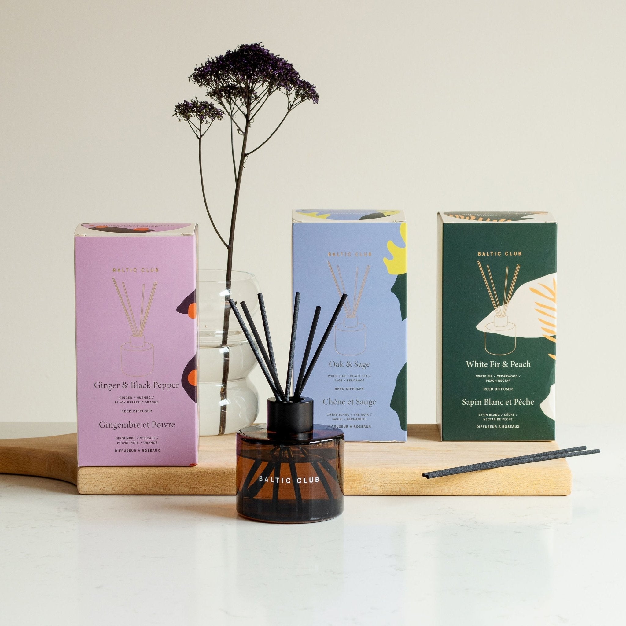 Ginger & Black Pepper Reed diffuser