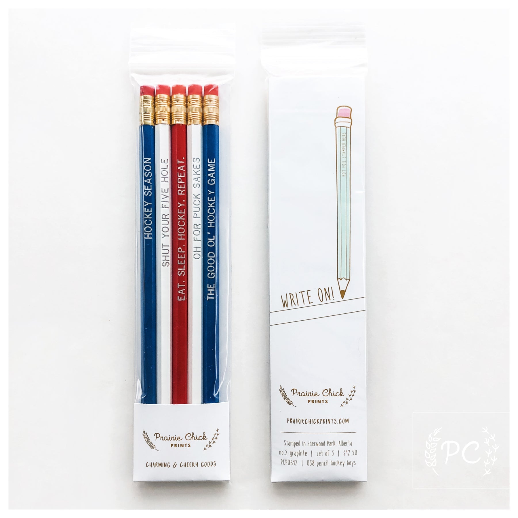hockey lovers | pencil set