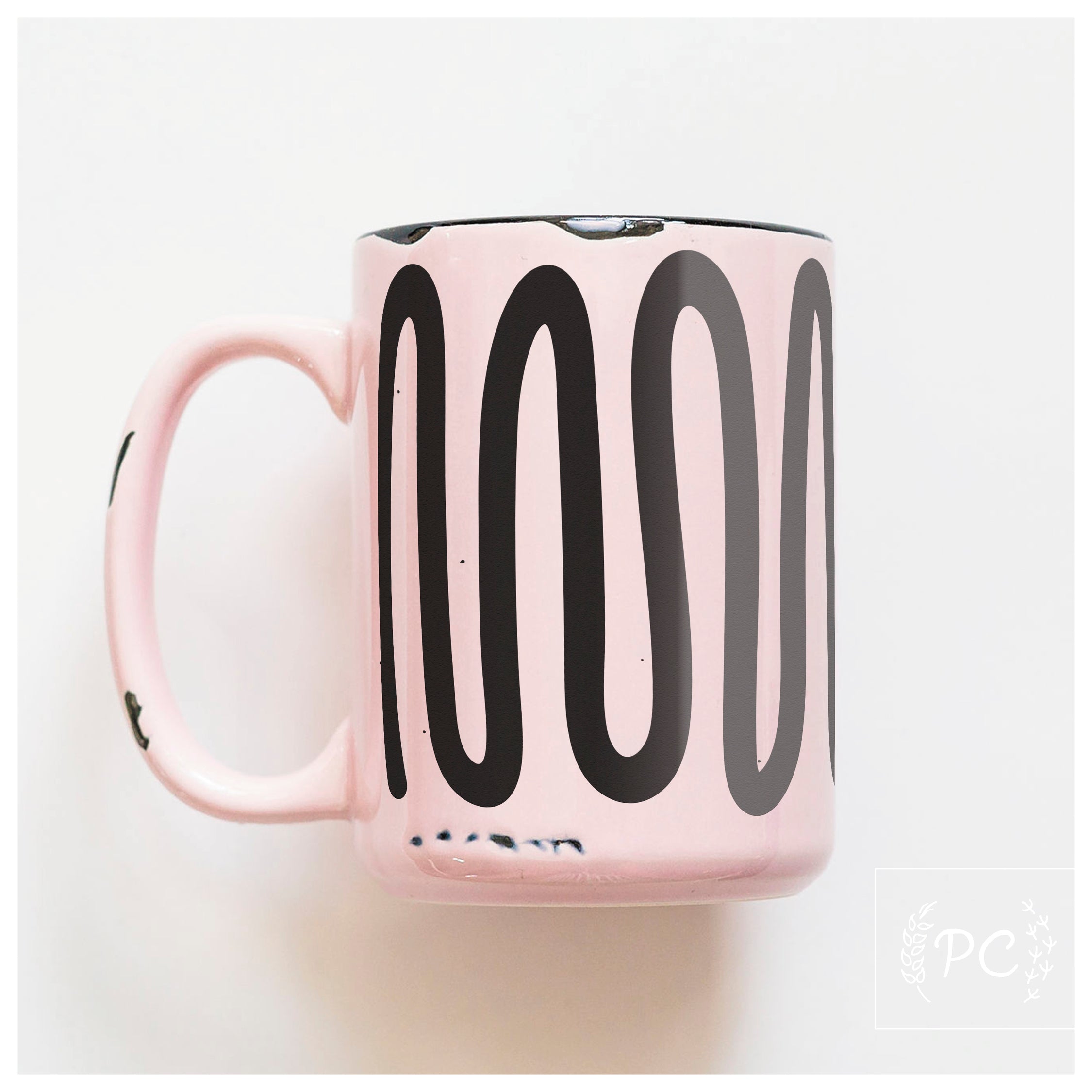 large squiggle | ceramic mug