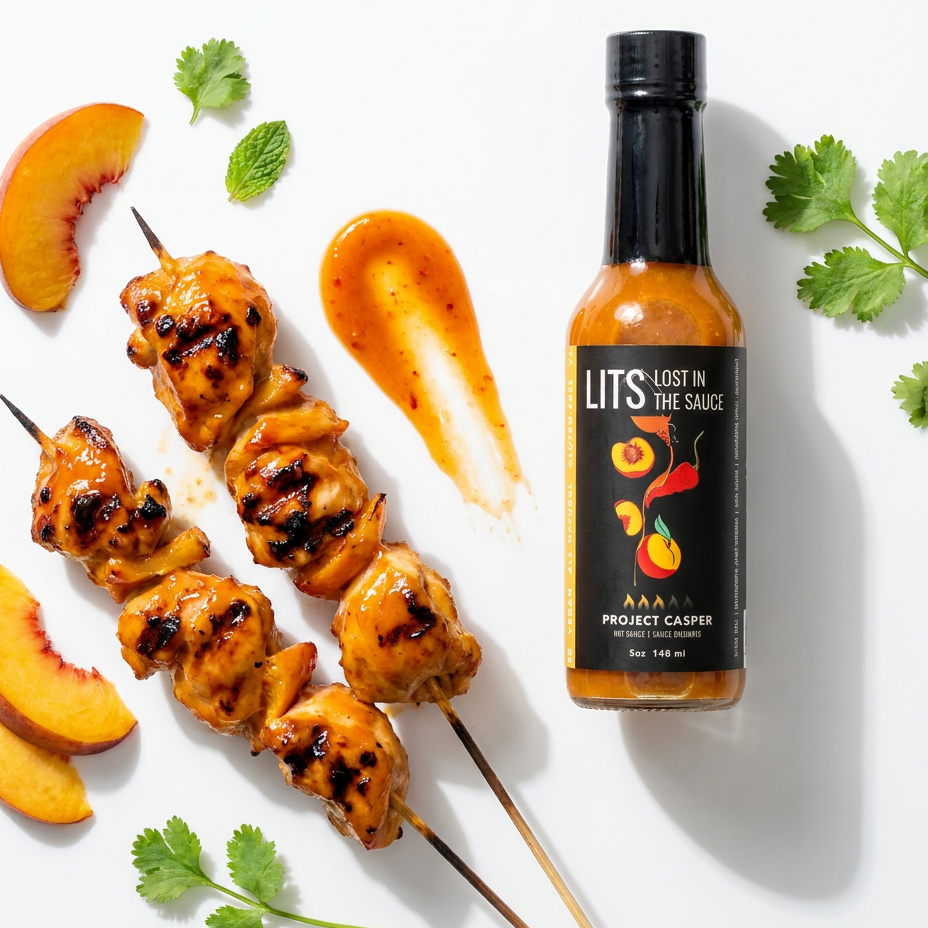 Project Casper - Peach Maple Garlic Hot Sauce