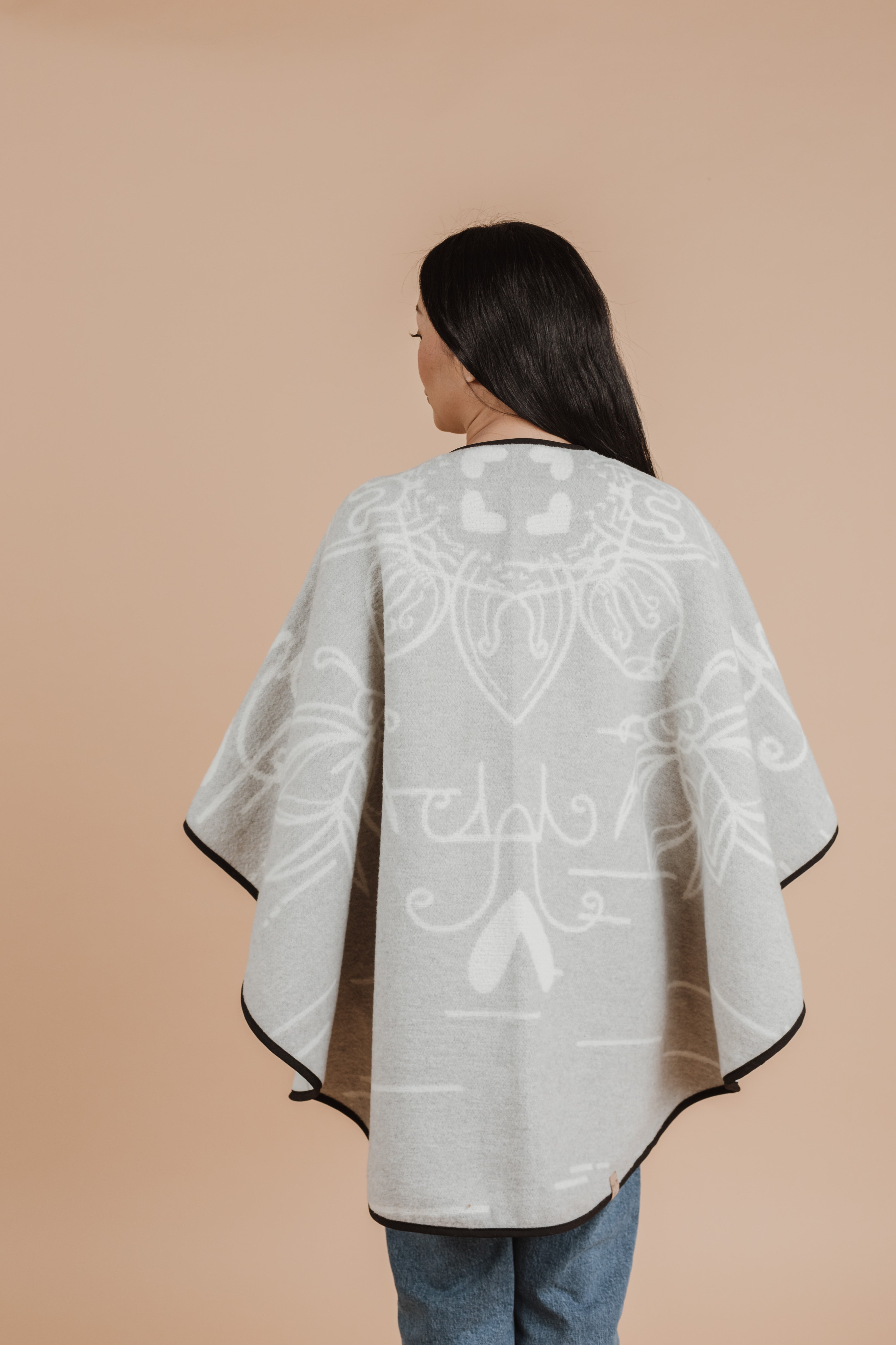 Birch Bark Indigenous Shawl