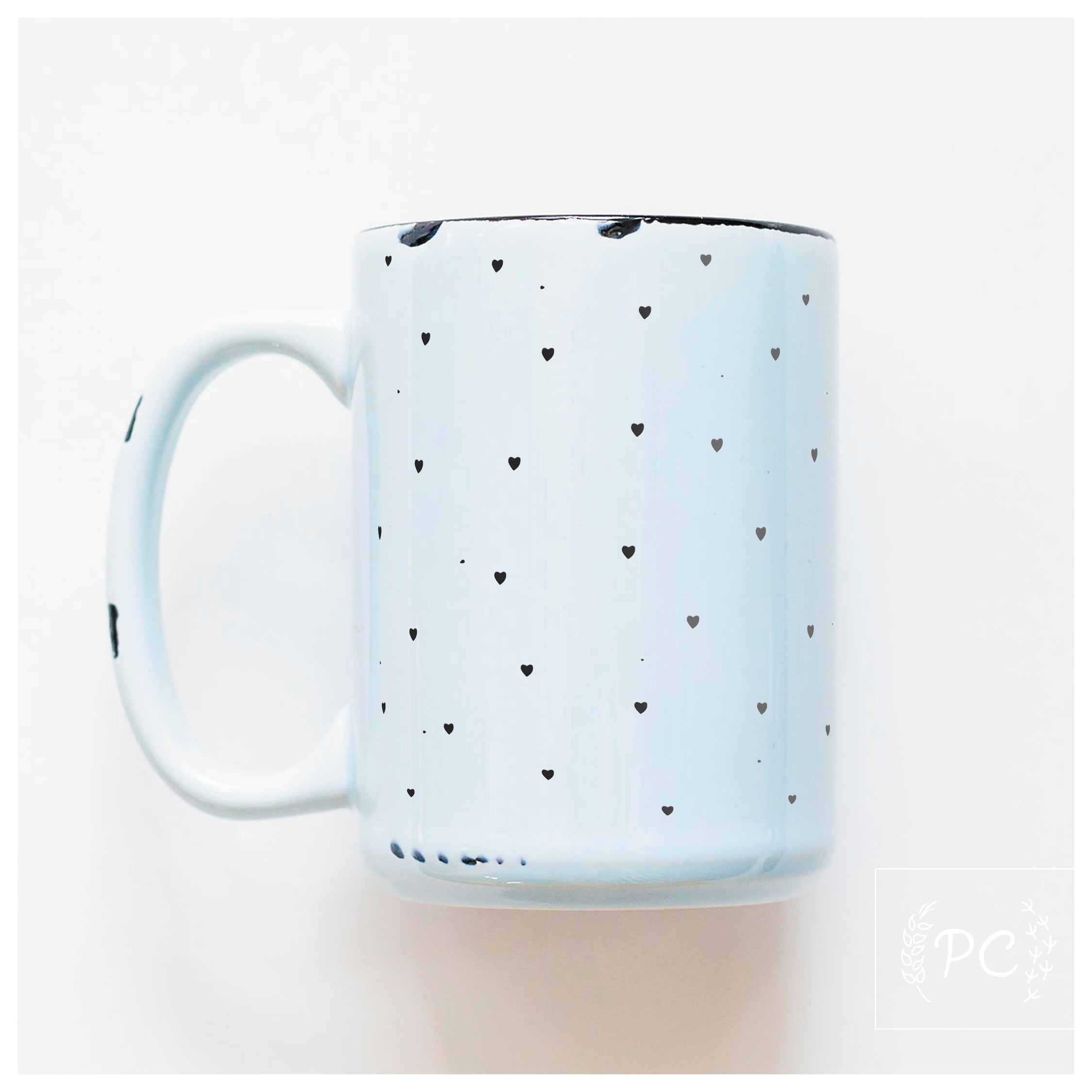 mini hearts | ceramic mug