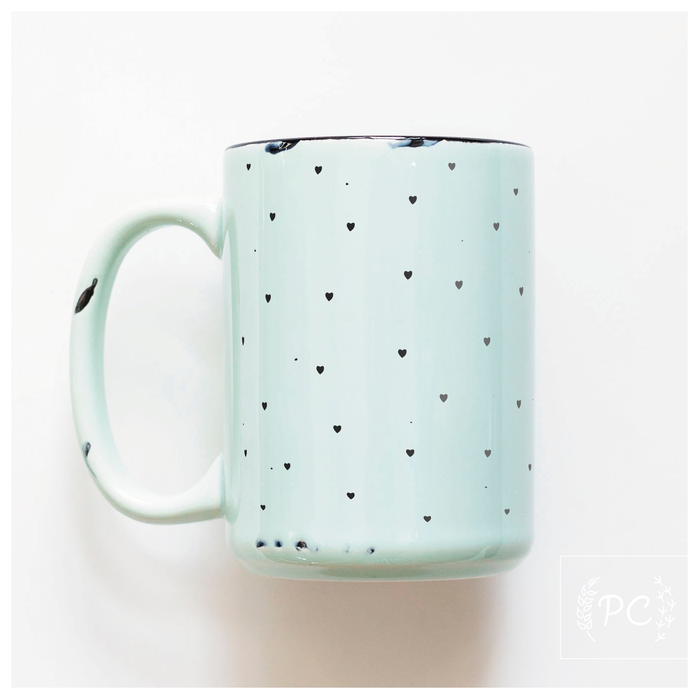 mini hearts | ceramic mug