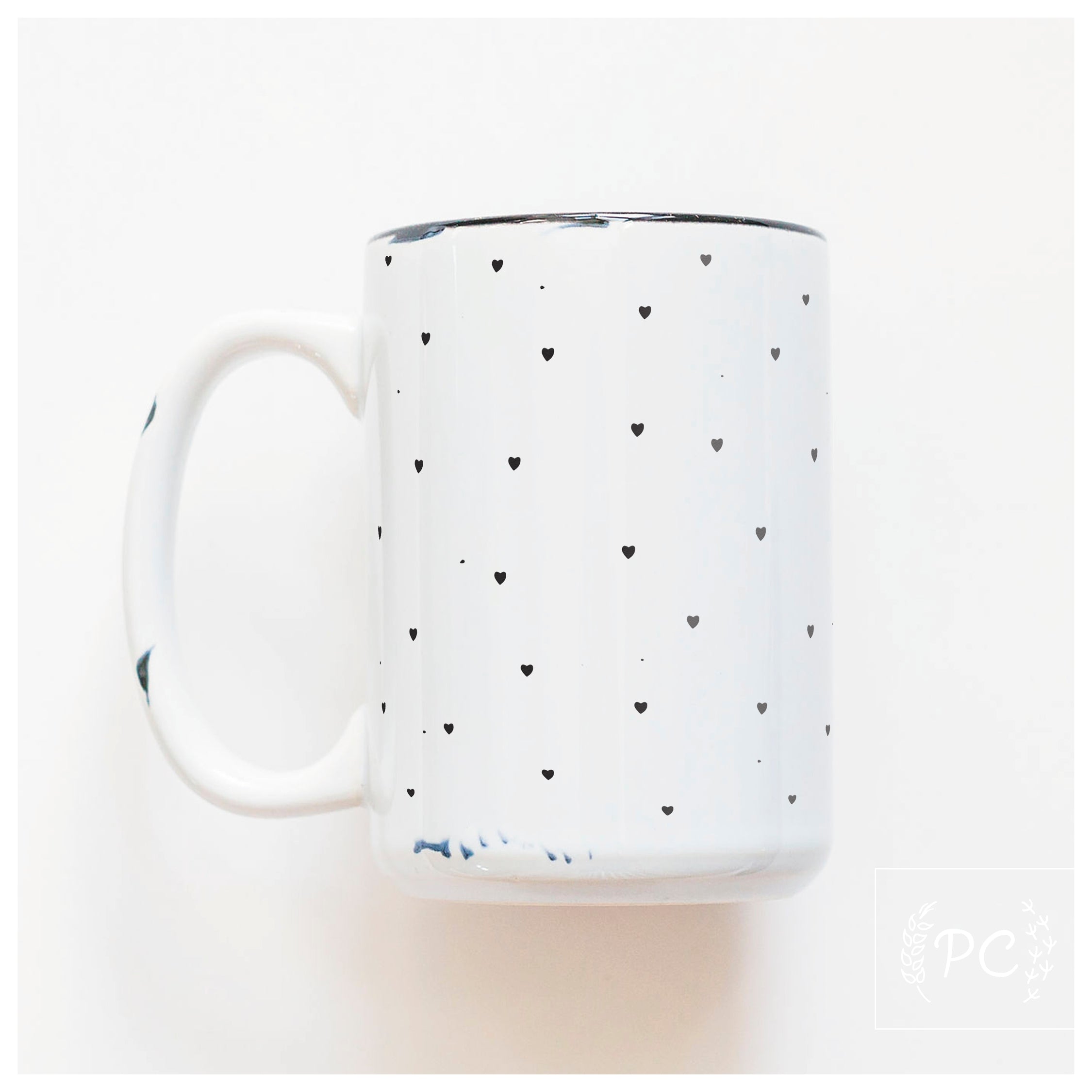 mini hearts | ceramic mug
