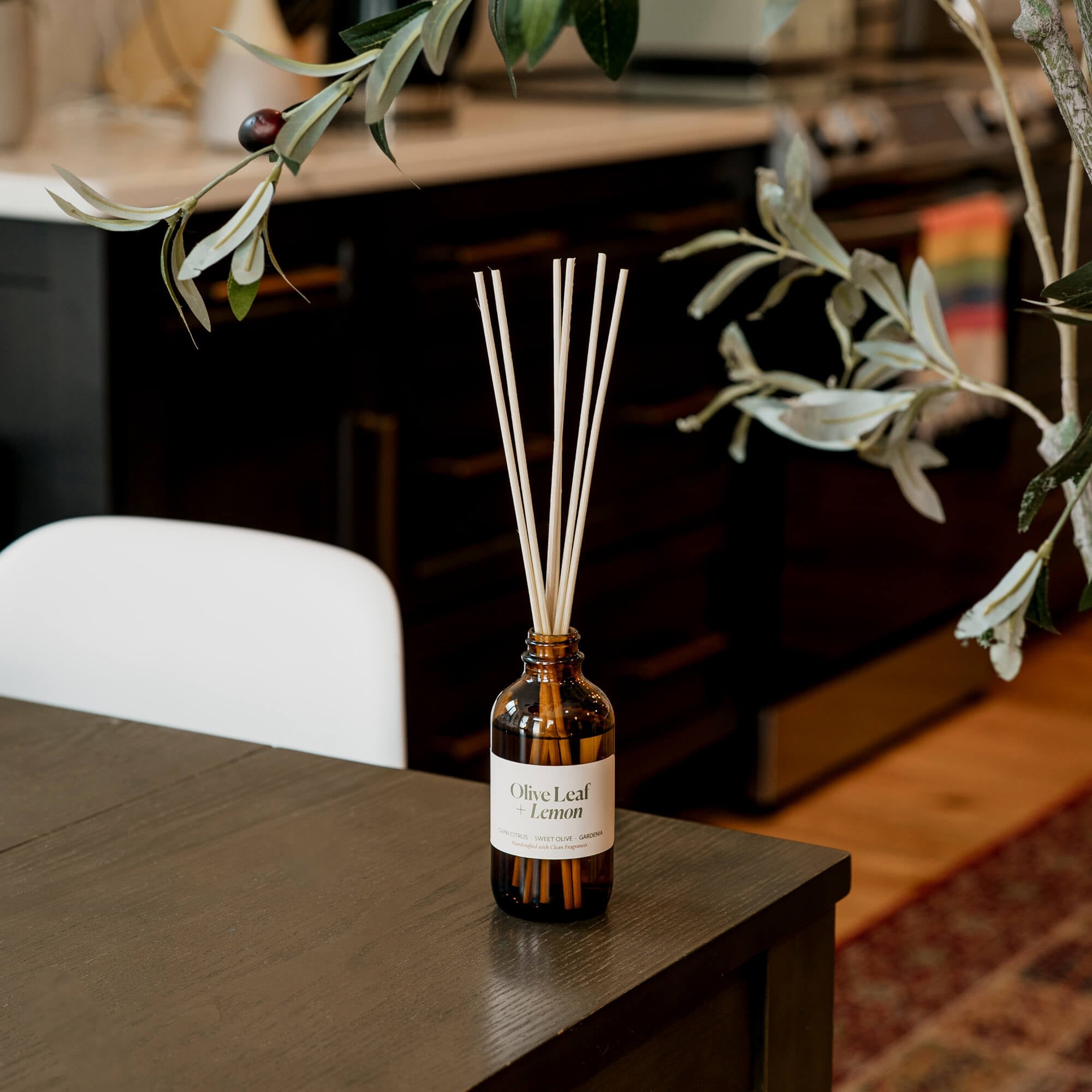 Olive Leaf + Lemon Reed Diffuser