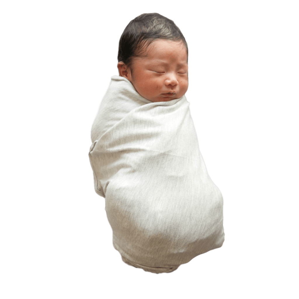 Rachel Light Grey Perfect Bamboo Swaddle