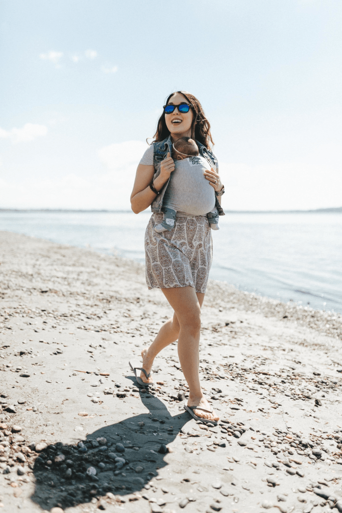 Rachel Beluga Wrap- Light Grey Heather