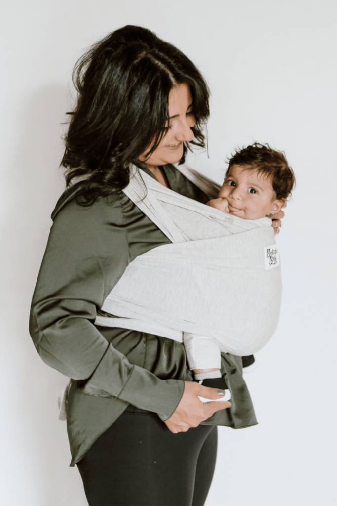Rachel Beluga Wrap- Light Grey Heather