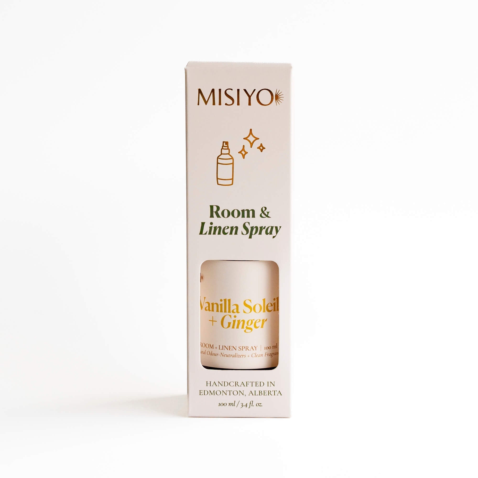 Vanilla Soleil + Ginger Room and Linen Spray