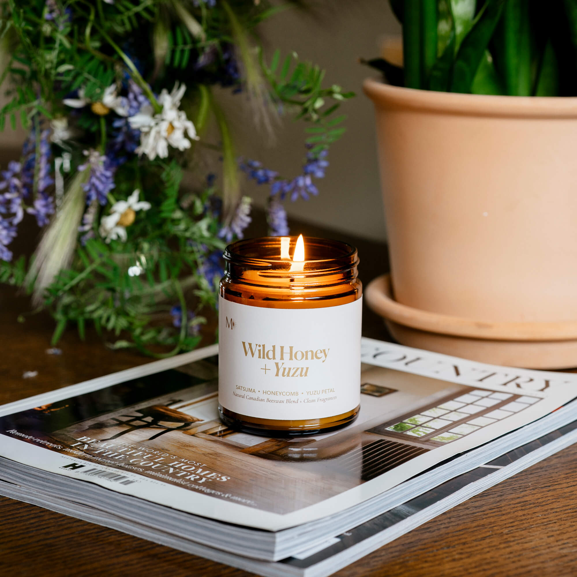 Wild Honey + Yuzu Candle