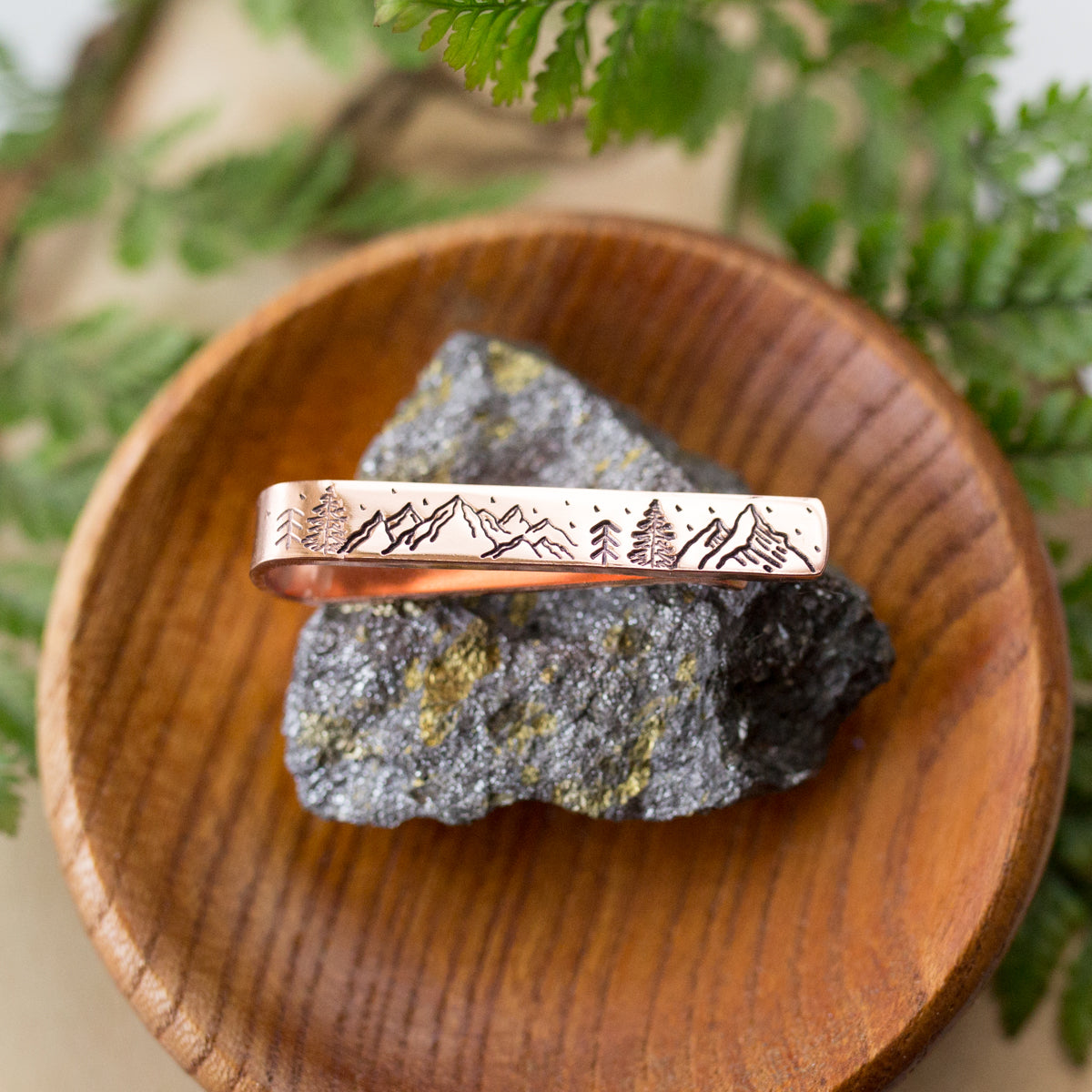 Hand Stamped Tie Bar